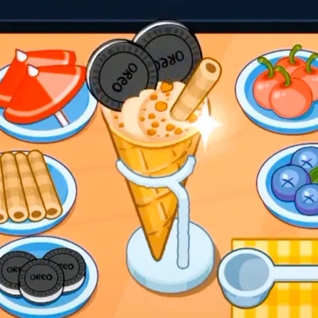 Cookingdom Level 52: City Ice Cream Cone Walkthrough